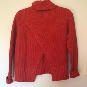 Madewell eastbrook turtleneck crop sweater xxs